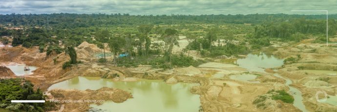 Legal mining deforested over 1