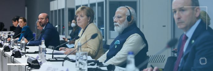 India pledges to reach net zer